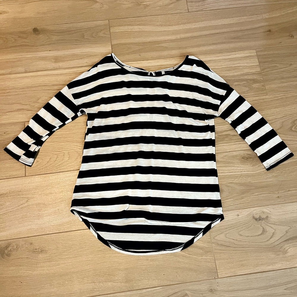 MyStory Long Sleeve Bow Back Shirt